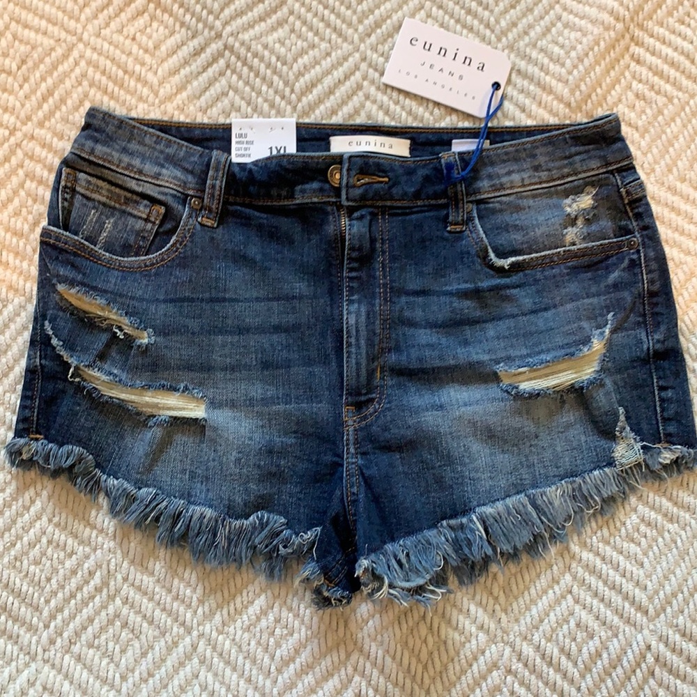 Eunina LuLu High Rose Cut Off Shortie 1XL